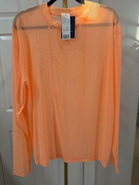 Champion Washed Melon Long Sleeve Top - Peach/Coral
